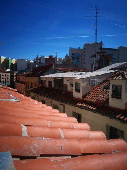 Modern Top Floor Loft At Malasana'S Heart Madrid Exterior foto